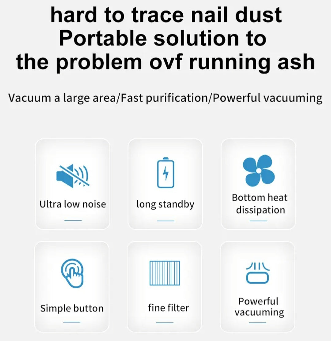 Dammuppsamlare - Nail Dust Collector