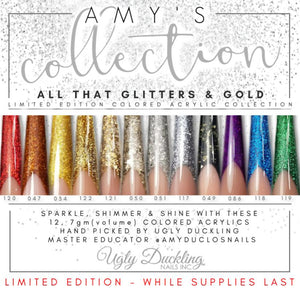 "ALL THAT GLITTERS & GOLD" - AMY'S COLORED ACRYLIC COLLECTION
