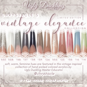 "VINTAGE ELEGANCE" - CHRYSTACLE'S COLORED ACRYLIC COLLECTION